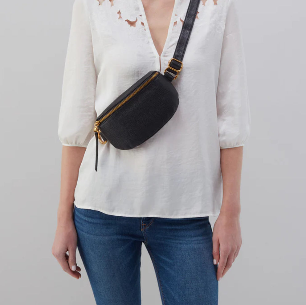 Fern Belt Bag - Black