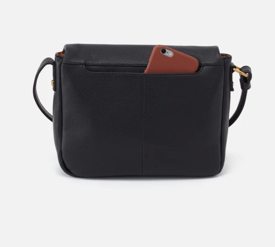 Fern Messenger Crossbody - Black