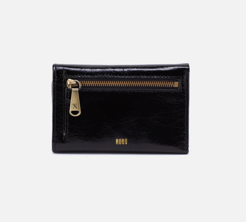 Jill Trifold Wallet - Black