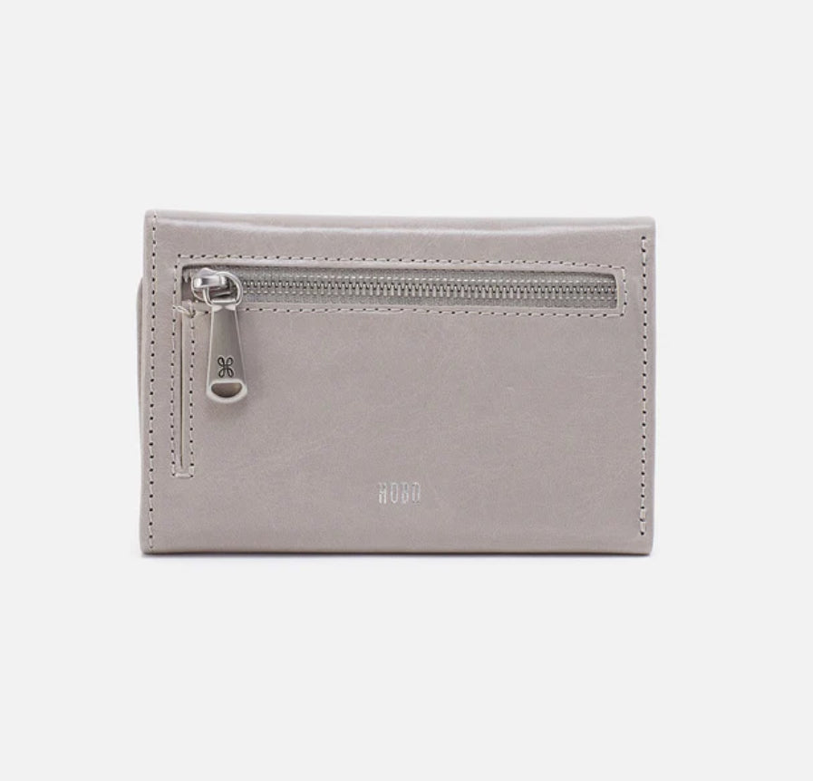 Jill Trifold Wallet - Light Grey