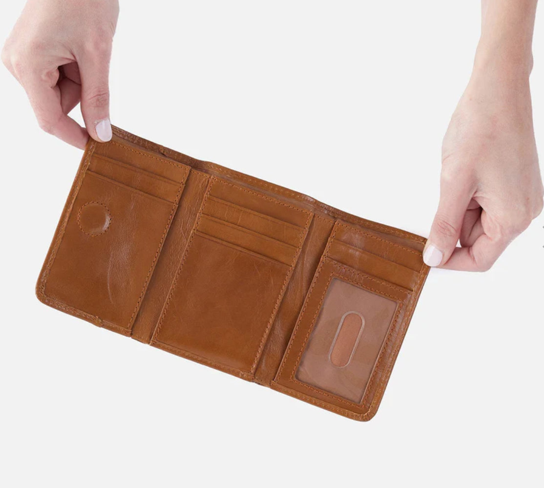 Jill Trifold Wallet - Truffle