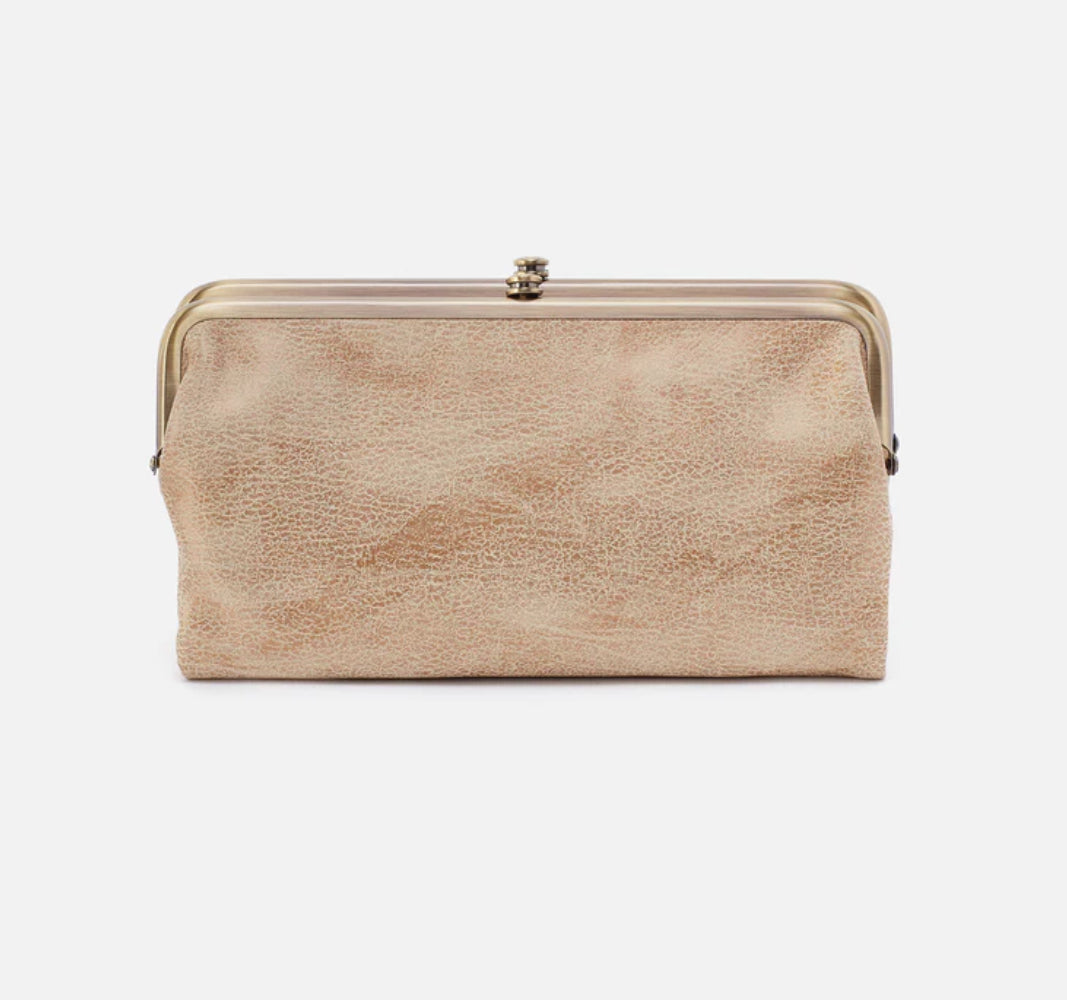 Lauren Clutch Wallet - Gold Leaf