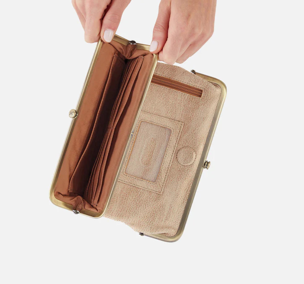 Lauren Clutch Wallet - Gold Leaf