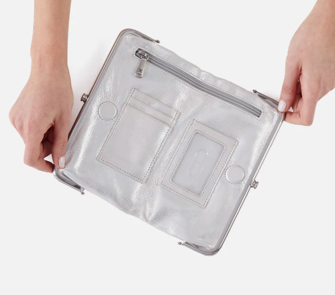 Lauren Clutch Wallet - Silver