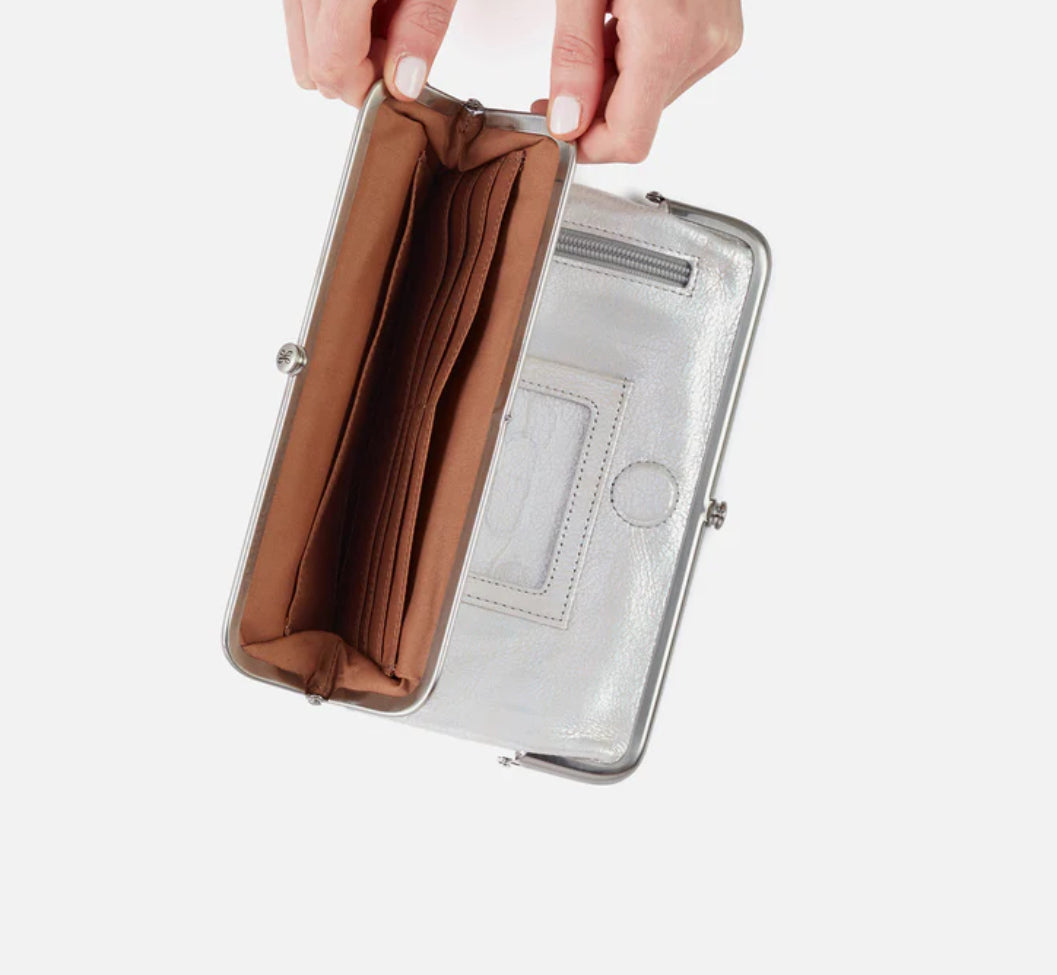 Lauren Clutch Wallet - Silver