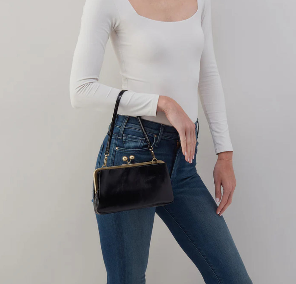 Lauren Frame Crossbody - Black