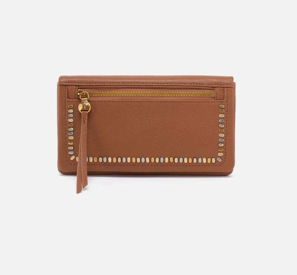 Lumen Continental Wallet - Warm Honey