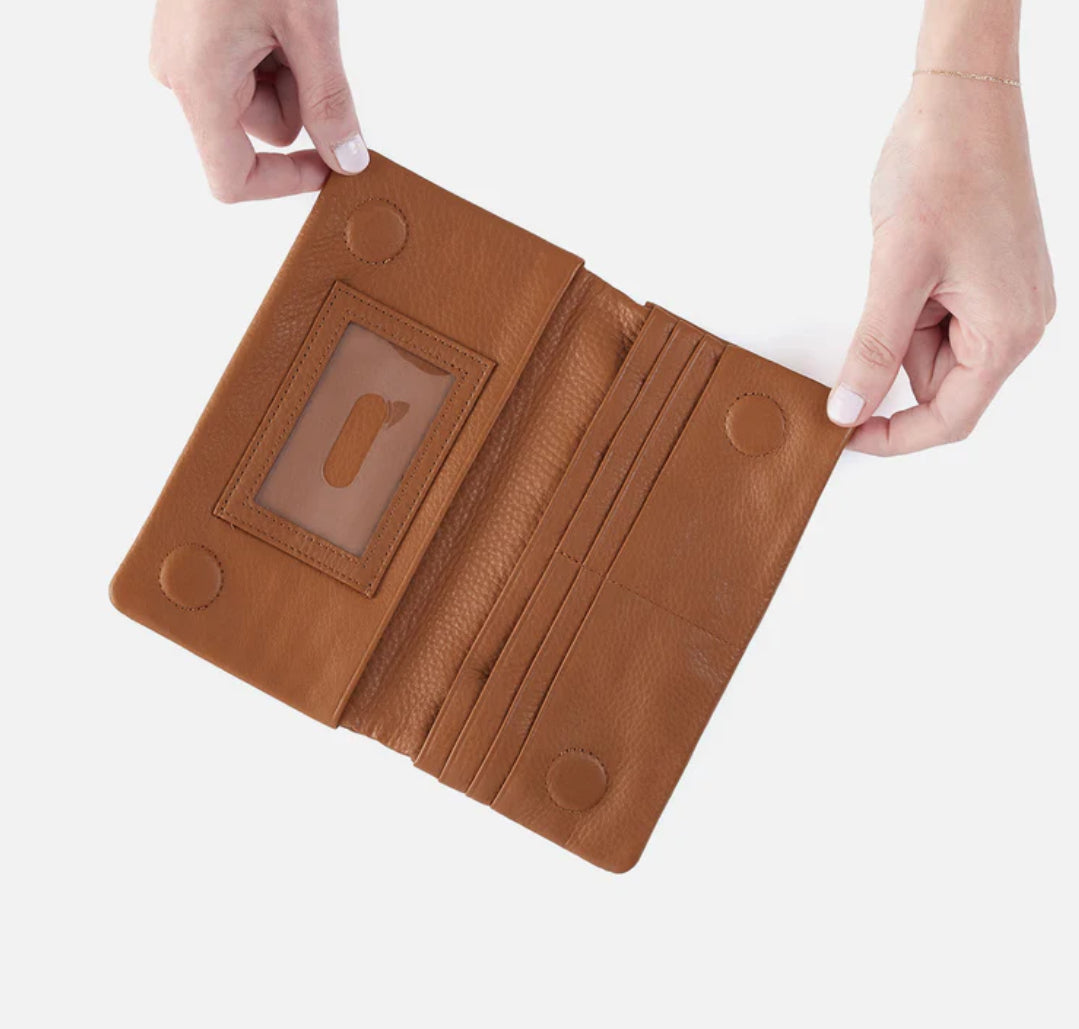 Lumen Continental Wallet - Warm Honey