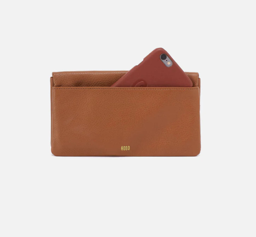 Lumen Continental Wallet - Warm Honey