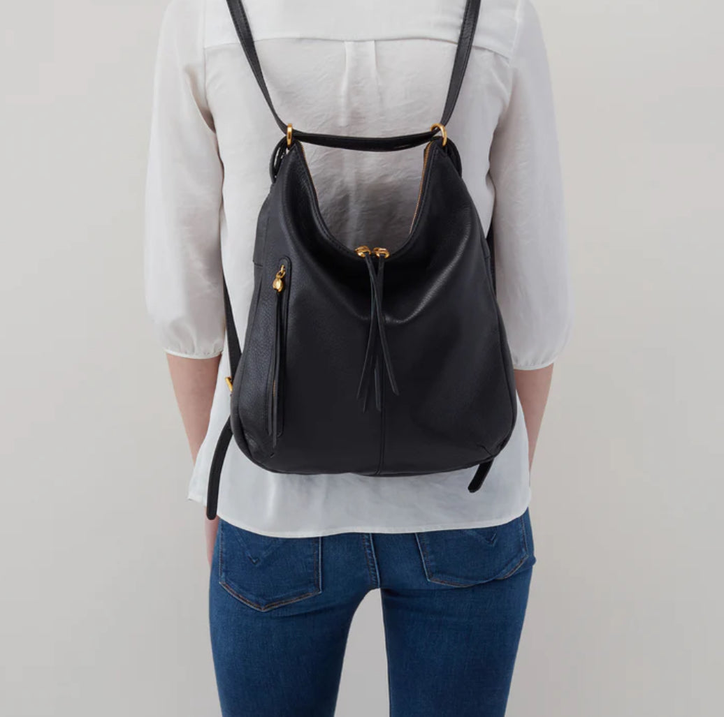 Merrin Convertible Backpack - Black