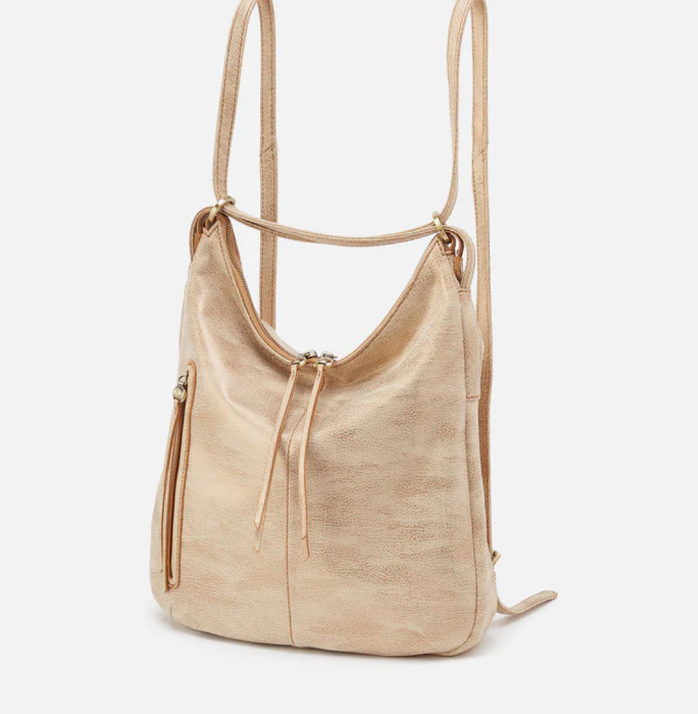 Merrin Convertible Backpack - Gold Leaf