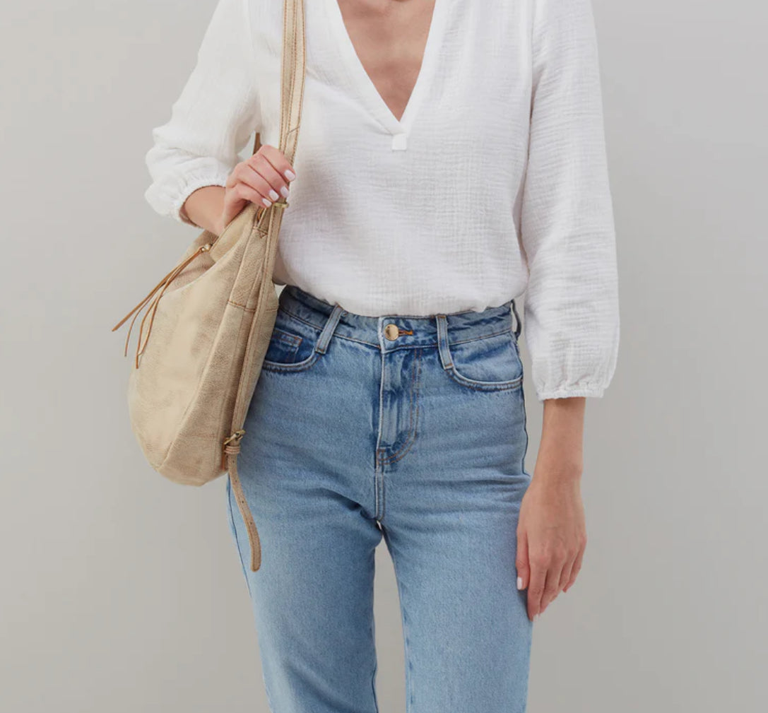 Merrin Convertible Backpack - Gold Leaf