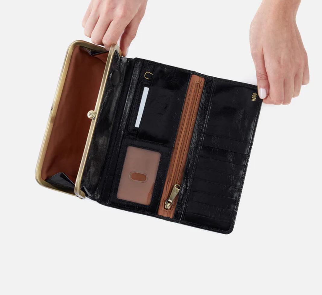 Rachel Continental Wallet - Black