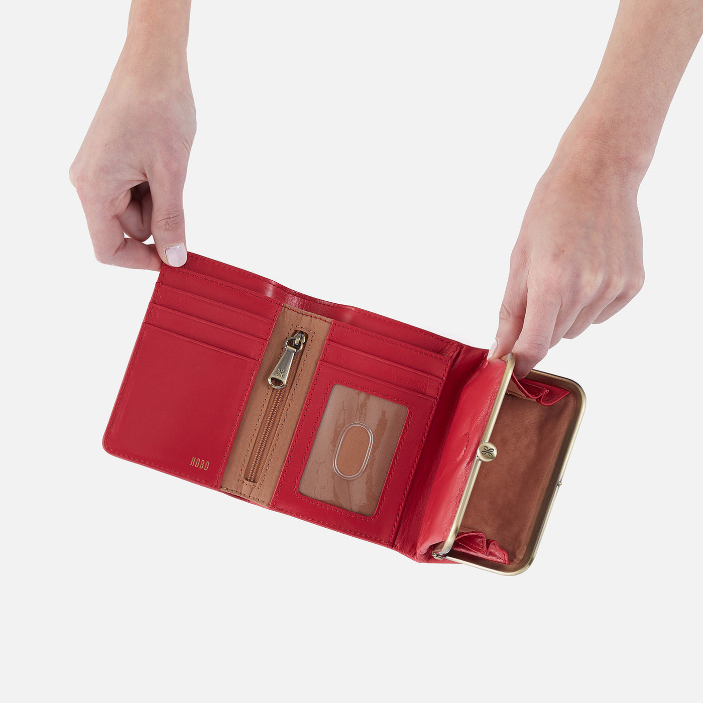 Robin Compact Wallet - Hibiscus