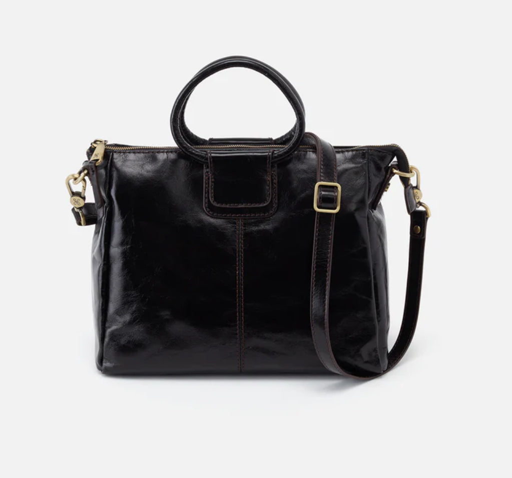 Sheila Medium Satchel - Black