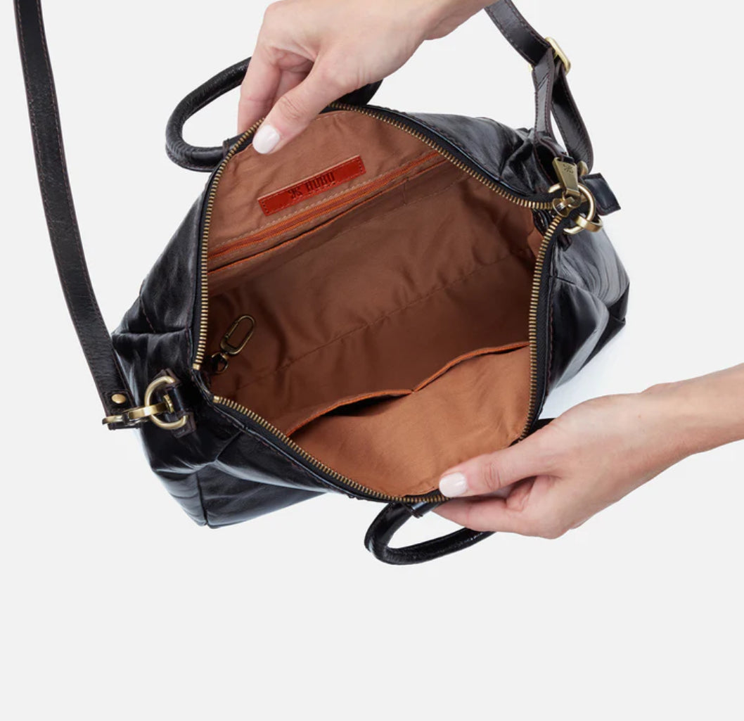 Sheila Medium Satchel - Black