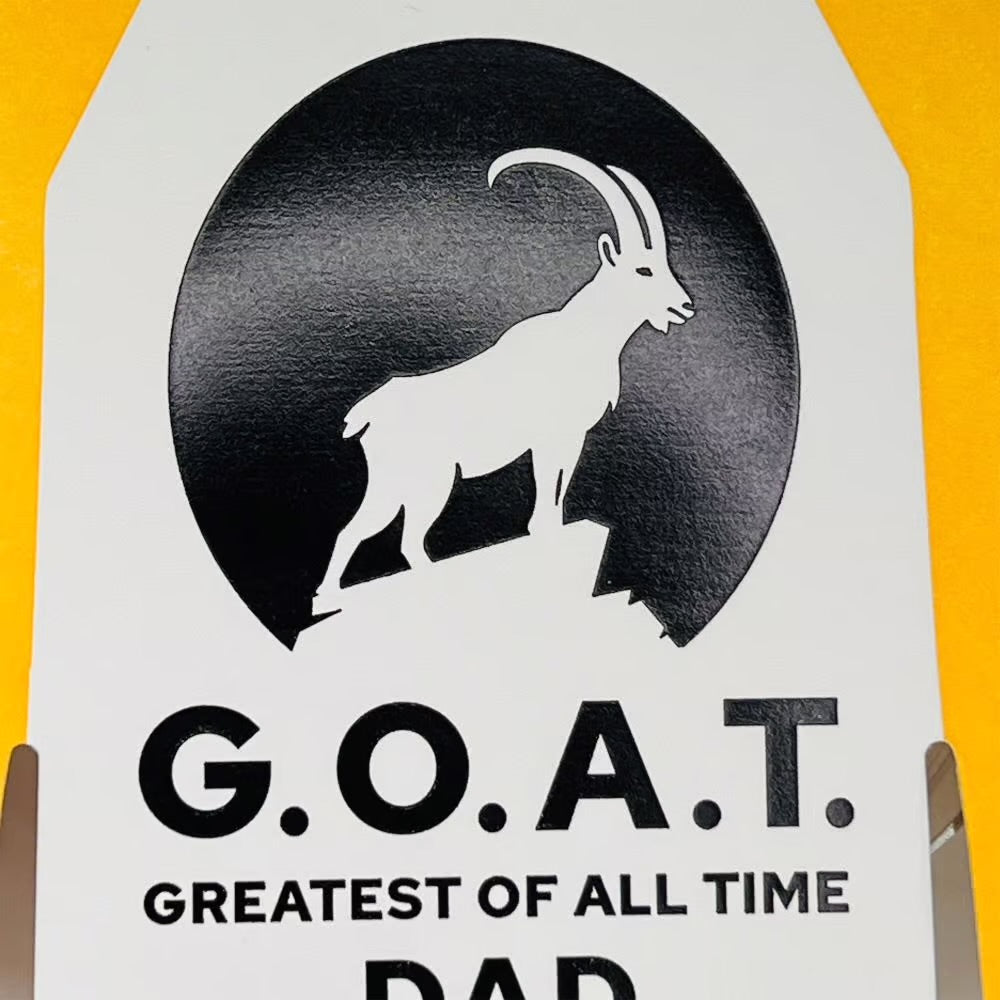 Goat Dad Fathers Day Card