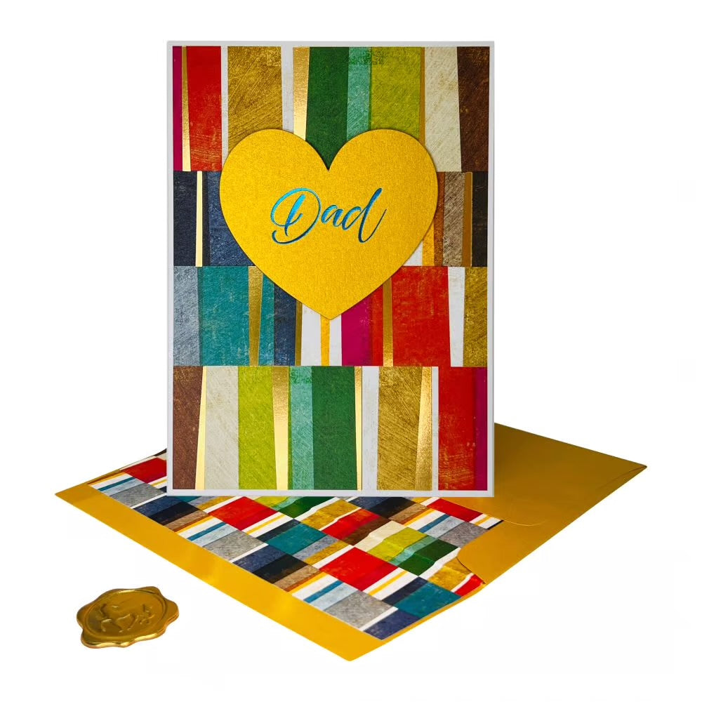 Heart And Pattern Fathers Day
