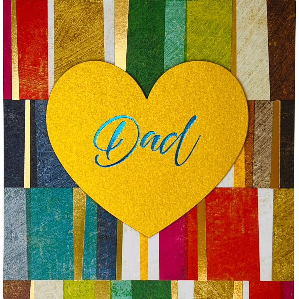 Heart And Pattern Fathers Day