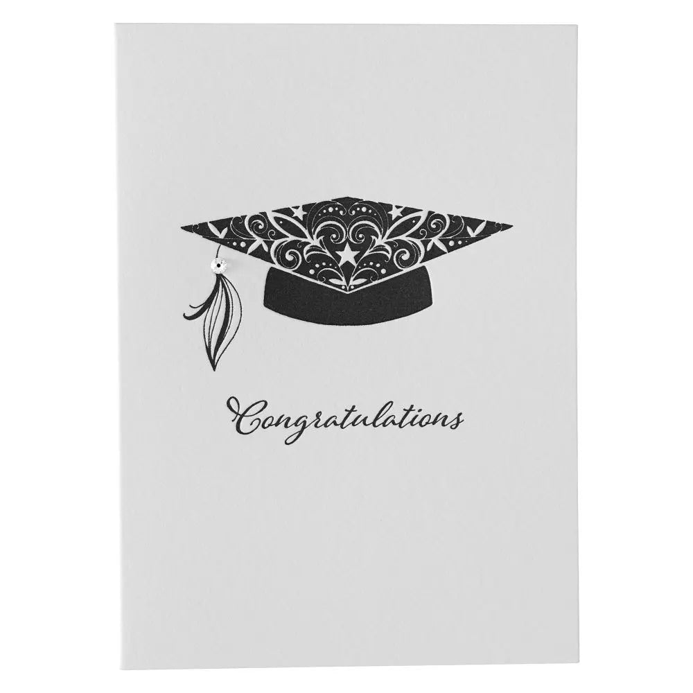 Femme Grad Hat Graduation Card