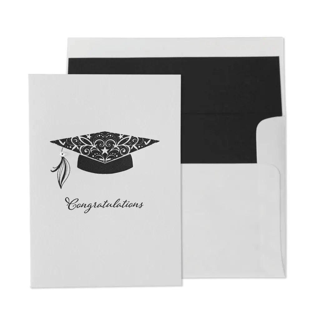 Femme Grad Hat Graduation Card