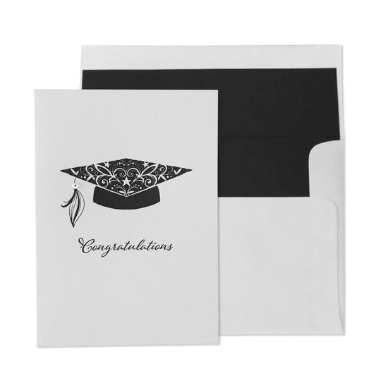 Femme Grad Hat Graduation Card