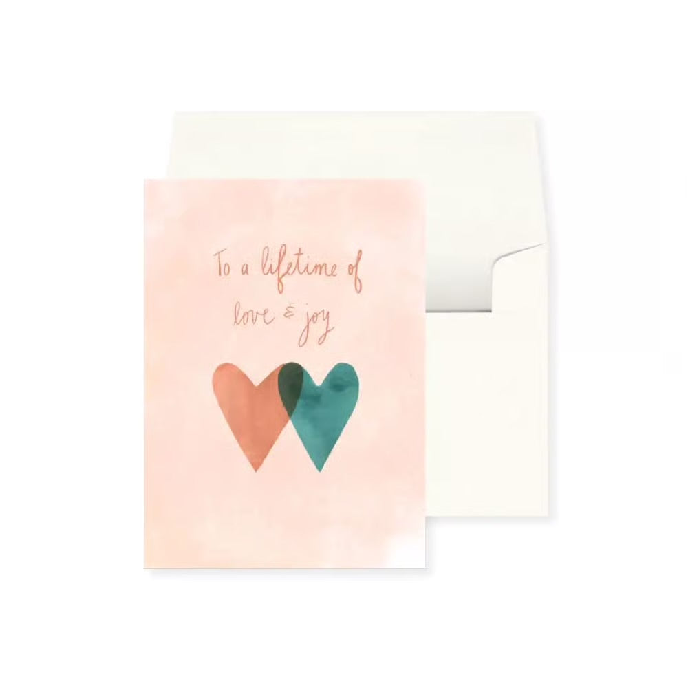 Two Hearts Wedding Card