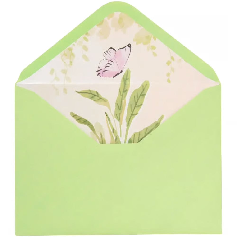 Garden Butterflies Thank You Card