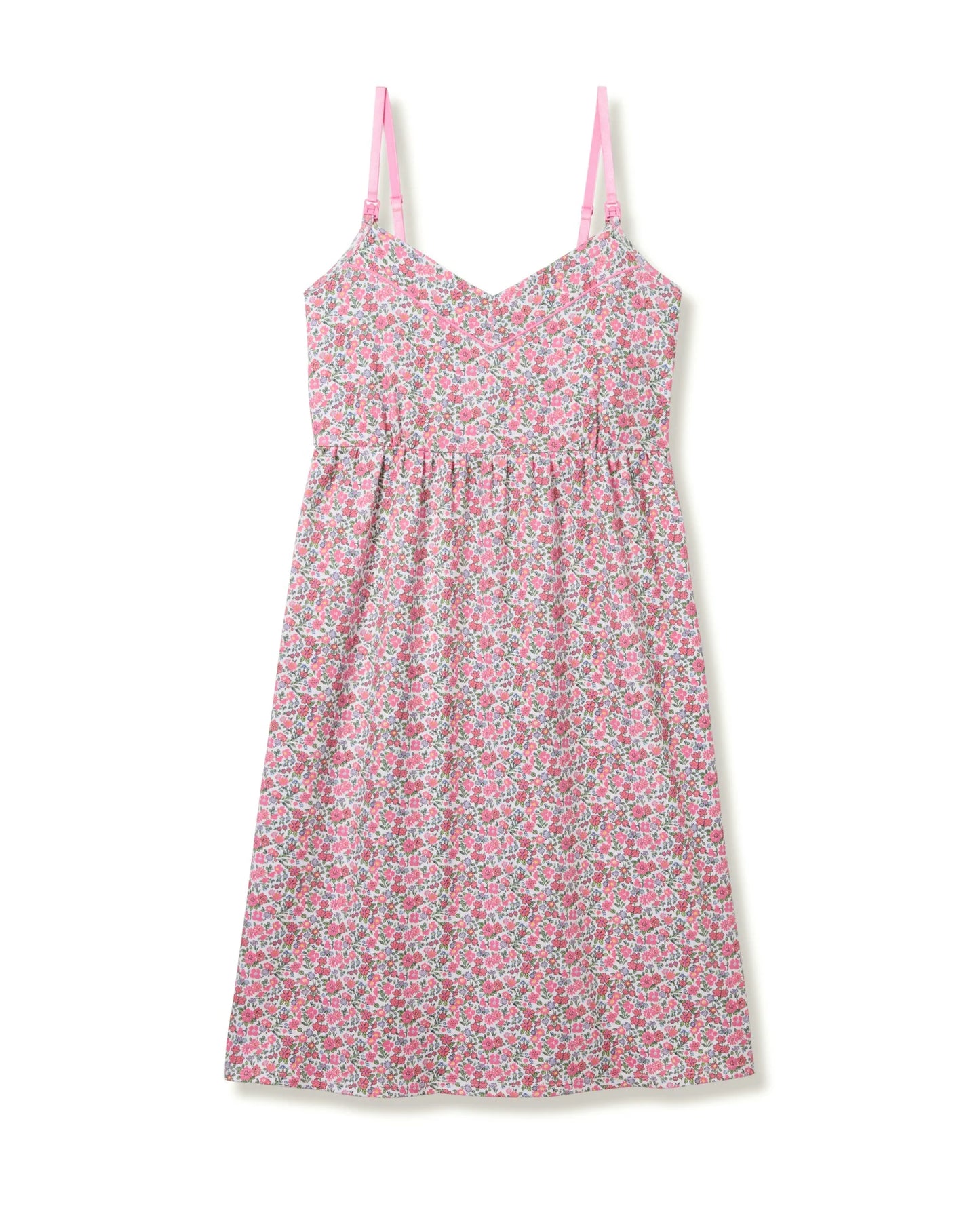 Women's Pima Maternity Nightgown in Fleurs de Rose