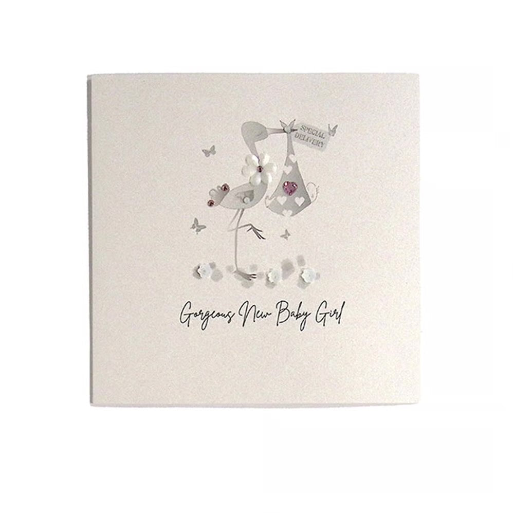 Gorgeous Girl Baby Congrats Card