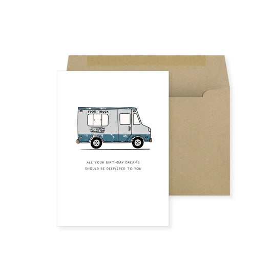 Food Truck Birthday Card