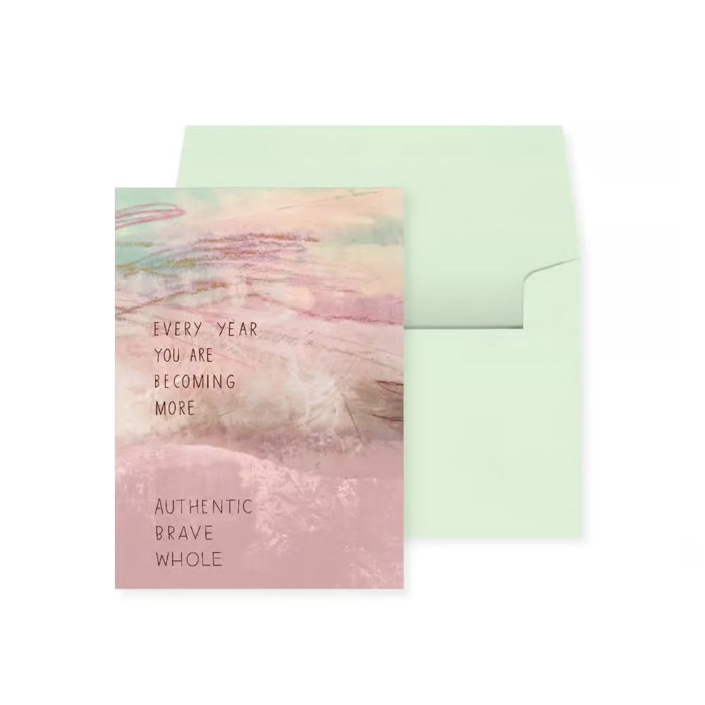 Authentic Brave Whole Birthday Card