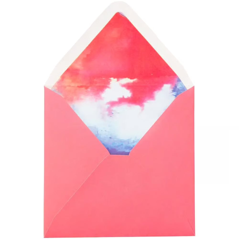 Rainbow Wedge Shoe Blank Card