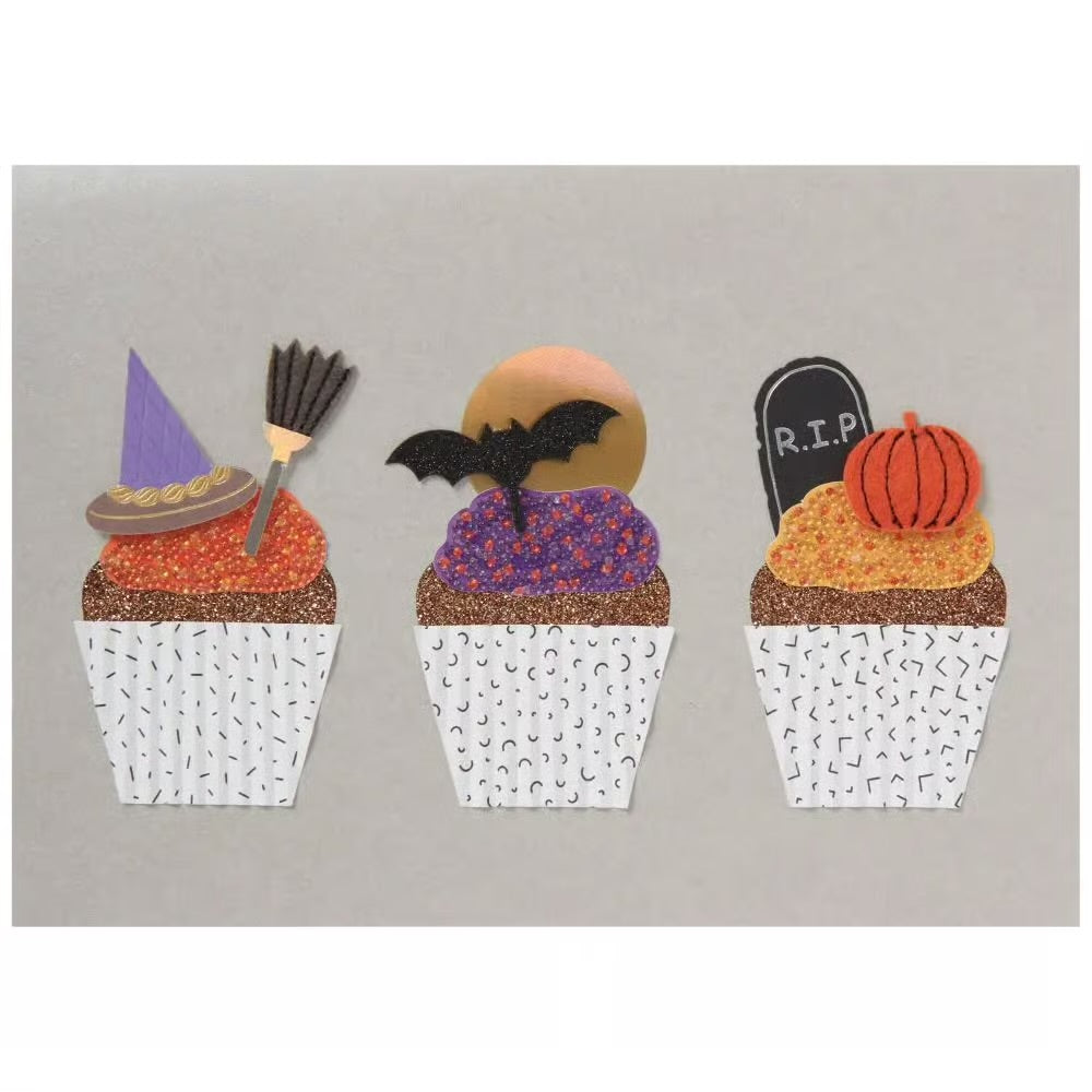 Spooky Cupcakes Halloween Card