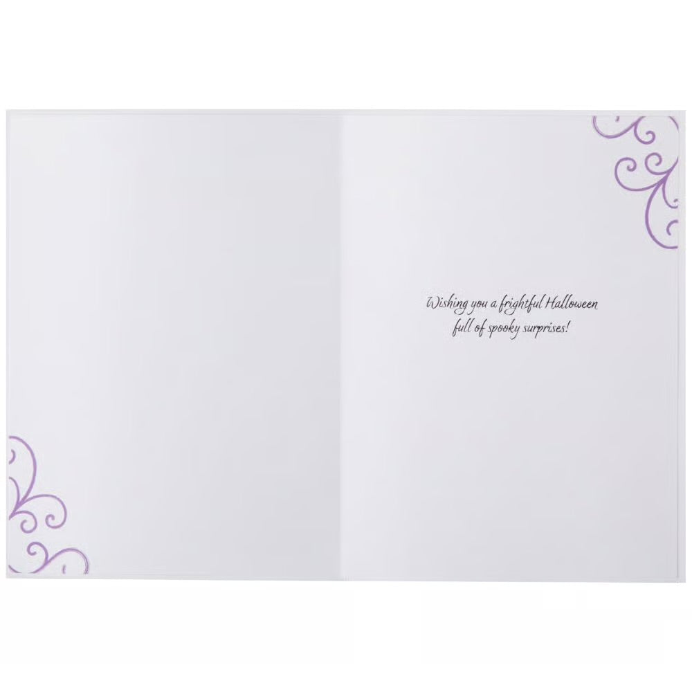 Black Cat Boo Halloween Card