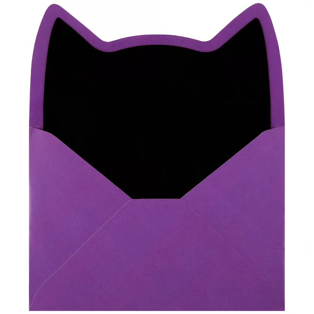 Black Cat Boo Halloween Card