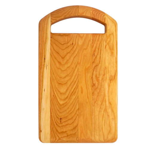 Cherry Prep Board with Oval Handle