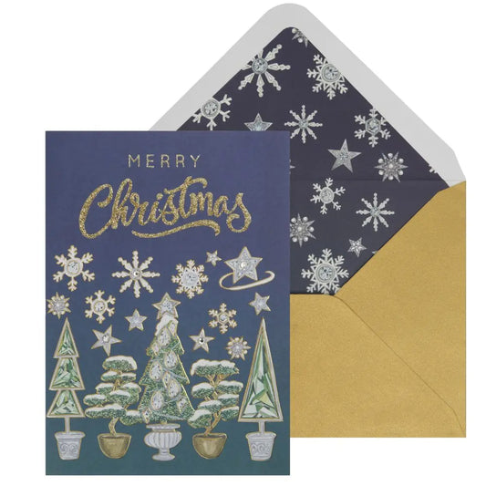 Jeweled Christmas Christmas Card