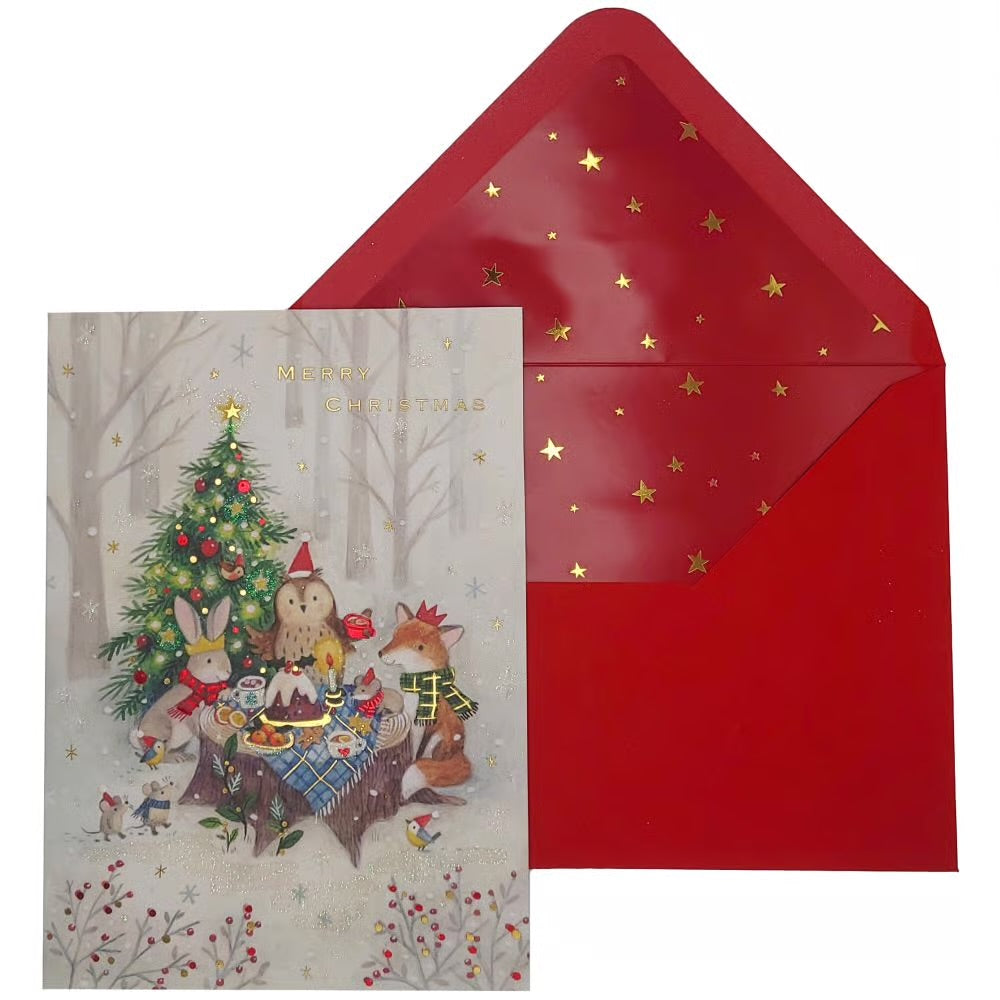 Woodland Christmas Feast Boxed Christmas Cards