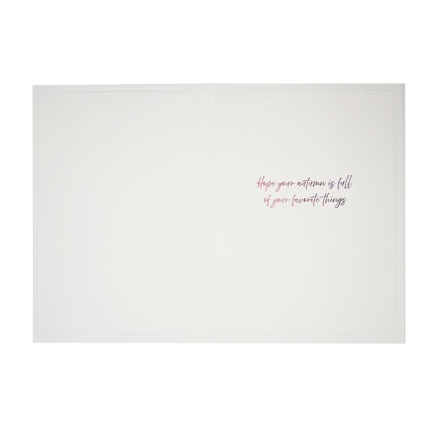 Pumpkin Spice Latte Thanksgiving Card