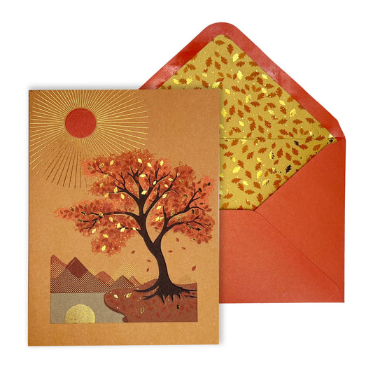 Autumn Tree Thanksgiving Card