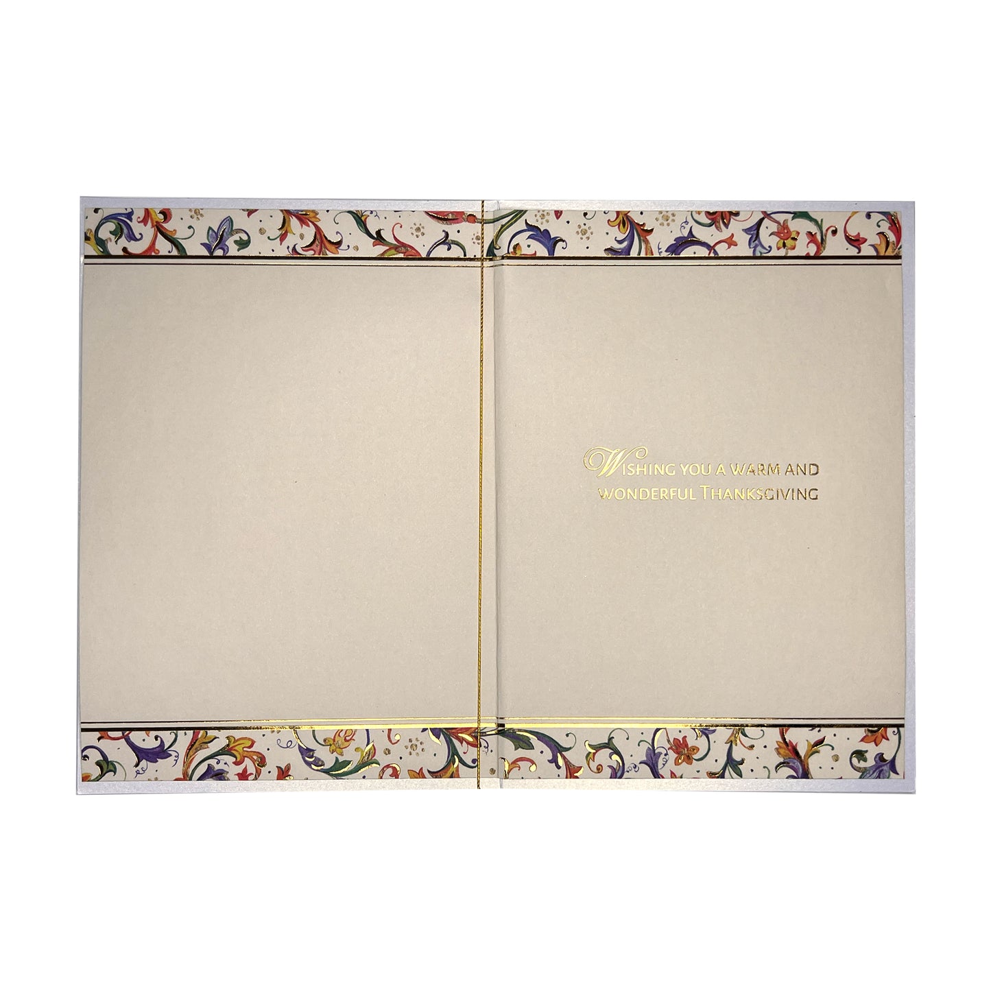 Elegant Turkey Thanksgiving Card