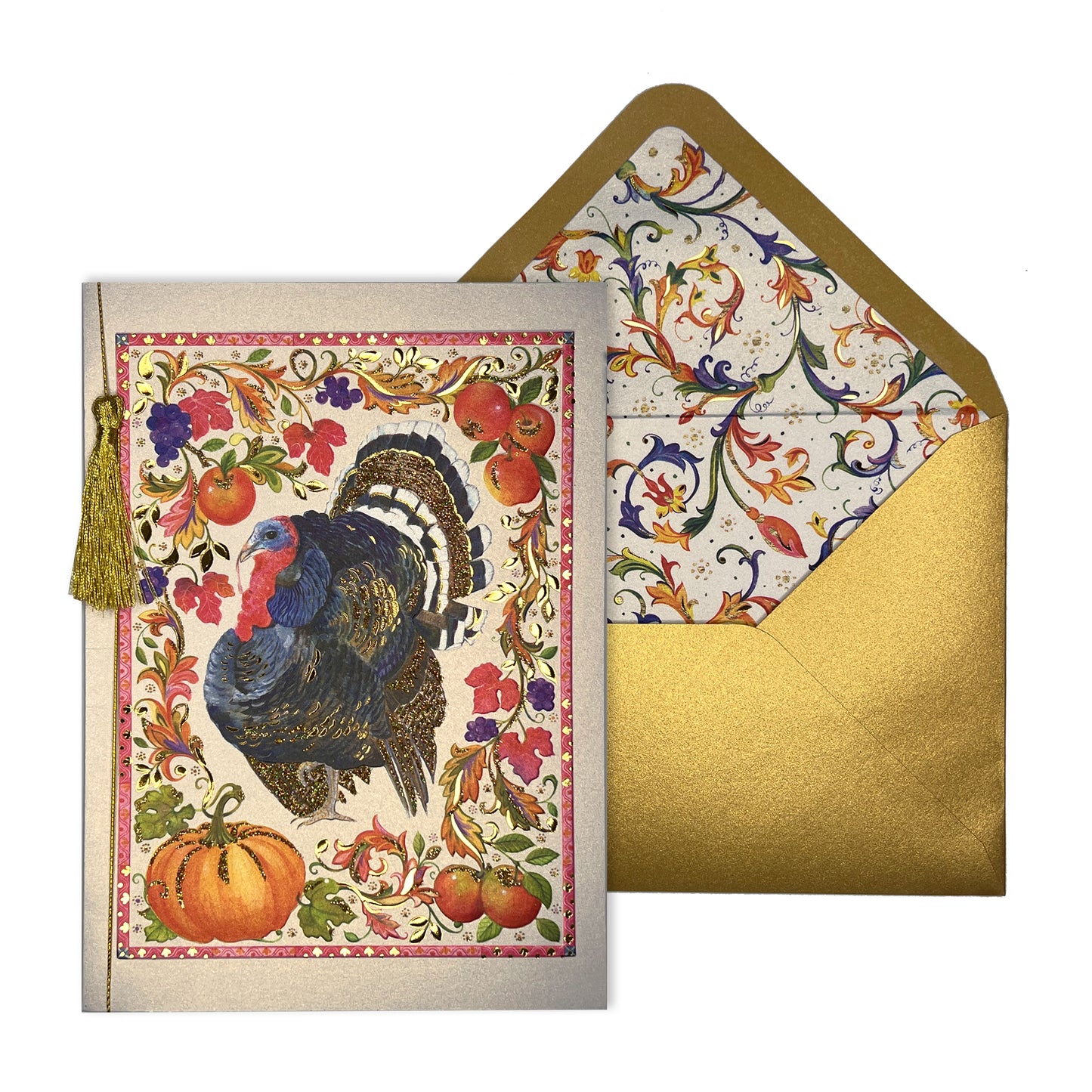 Elegant Turkey Thanksgiving Card