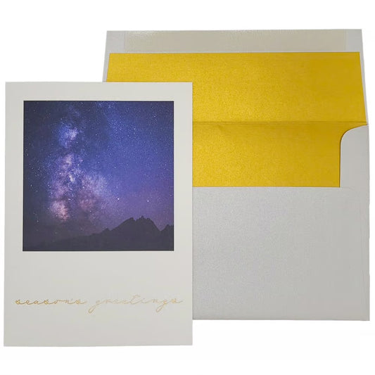 Starry Sky Photo Christmas Card