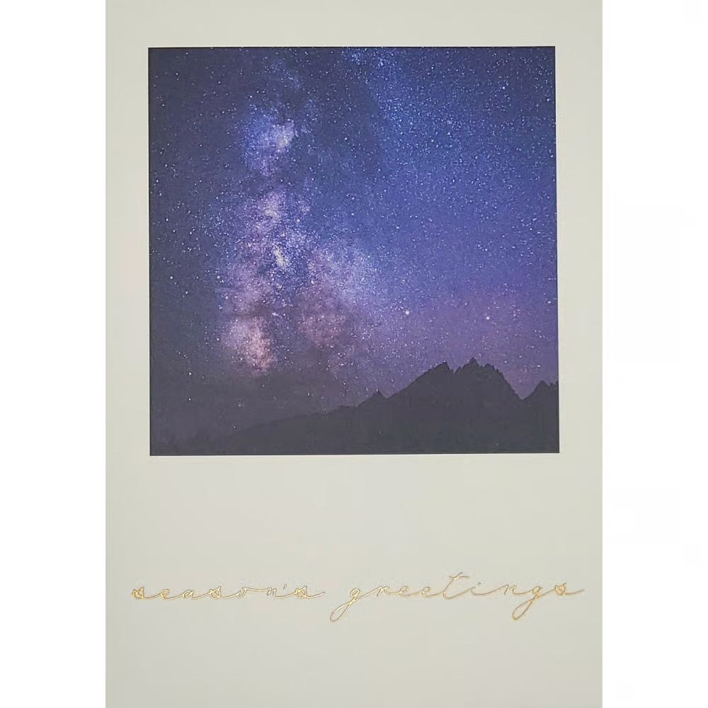 Starry Sky Photo Christmas Card