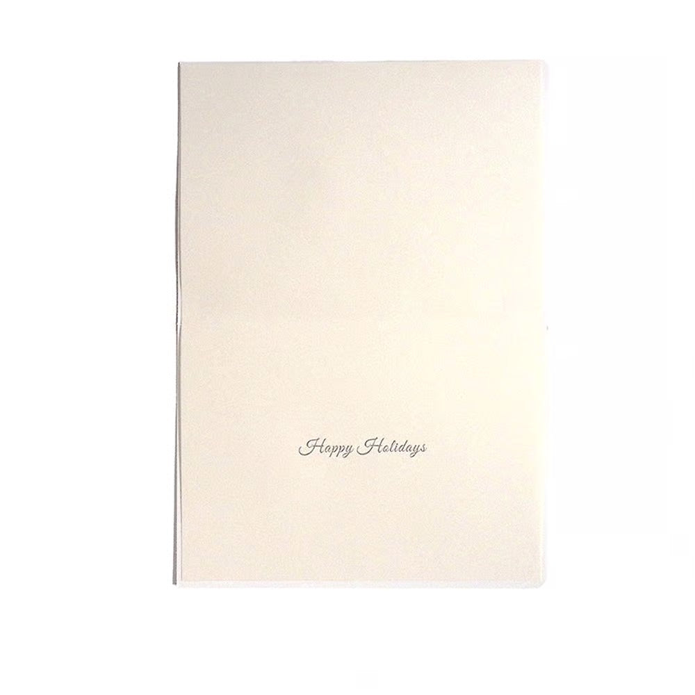 Ornate Ornaments On Branches Christmas Card