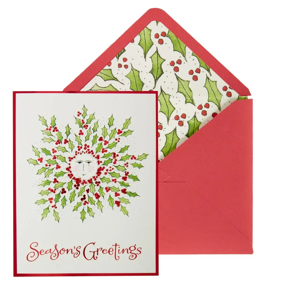 Holly Sun Boxed Christmas Cards