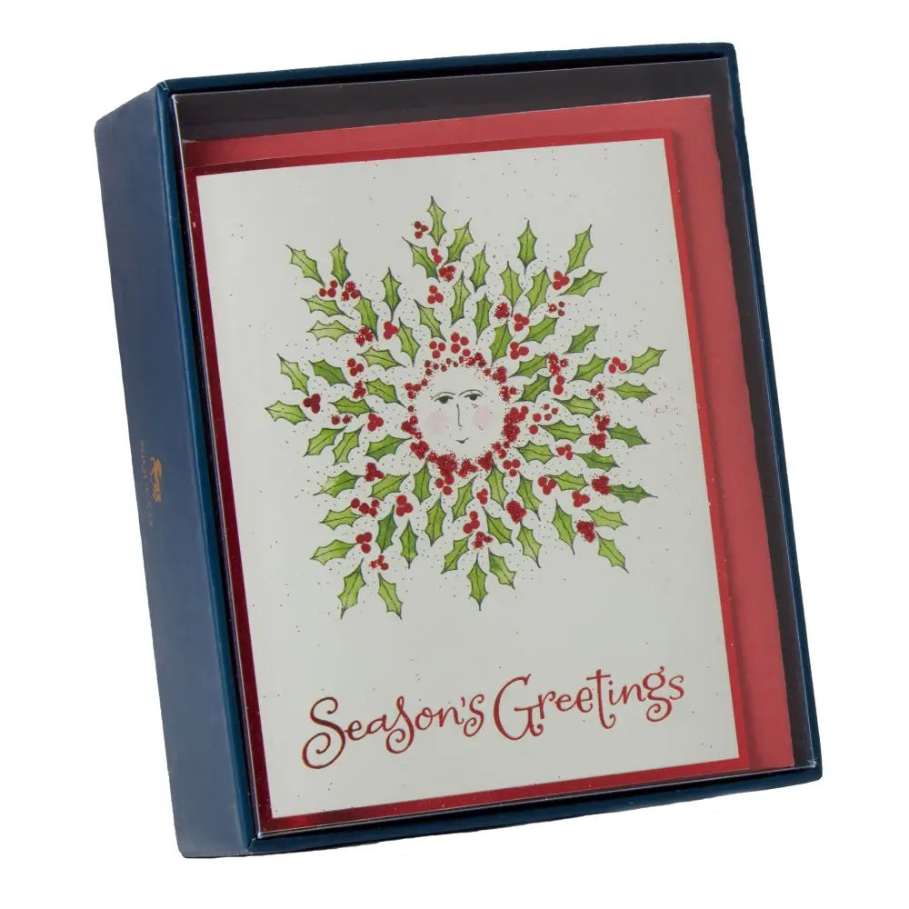 Holly Sun Boxed Christmas Cards