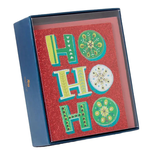 Whimsical Ho Ho Ho Boxed Christmas Cards