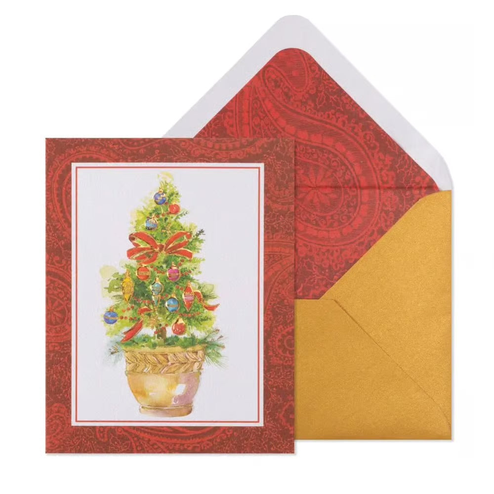 Topiary Tree 10Ct Boxed Christmas Cards